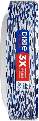 image:imageDixie Ultra Large Paper Plates 10 Inch 43 Count Pack of 4 3X Stronger Heavy Duty MicrowaveSafe SoakProof Cut Resistant Disposable Plates for Heavy Messy Meals44 Count Pack of 8
