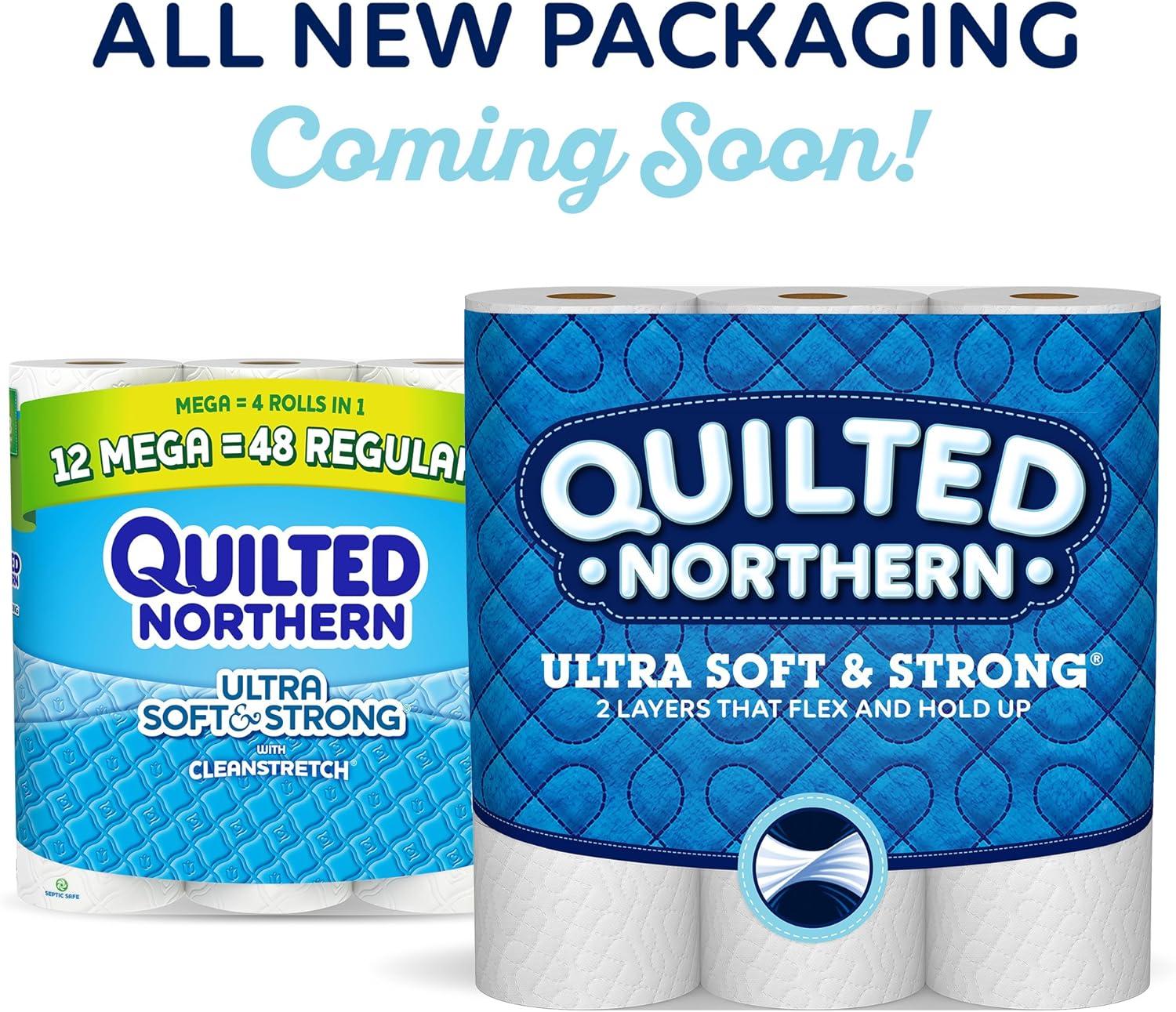 image:imageQuilted Northern Ultra Soft amp Strong Toilet Paper 18 Mega Rolls 72 Regular Rolls 5X Stronger Premium Soft Toilet Tissue12 Count Pack of 1