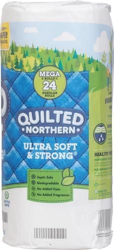 image:imageQuilted Northern Ultra Soft amp Strong Toilet Paper 18 Mega Rolls 72 Regular Rolls 5X Stronger Premium Soft Toilet Tissue6 Count Pack of 1