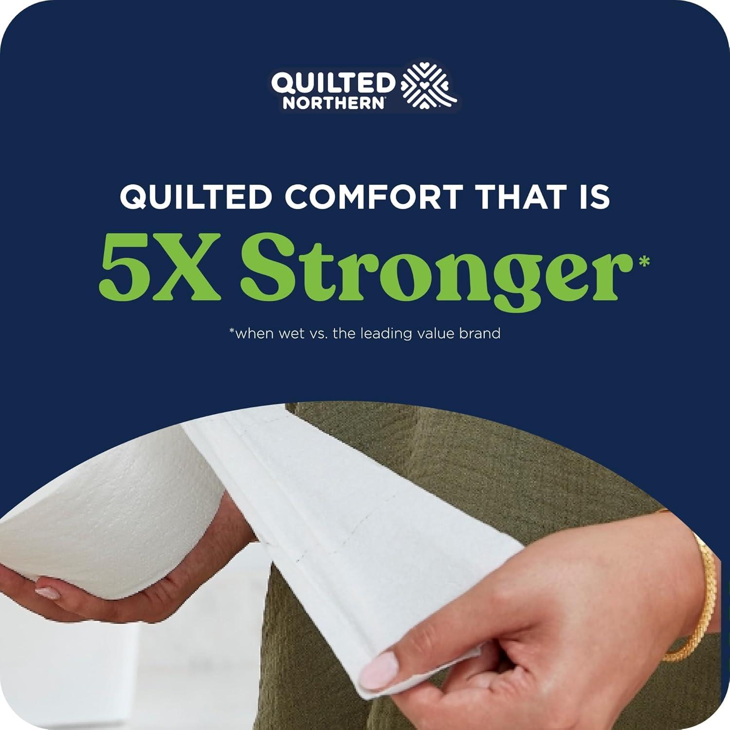 image:imageQuilted Northern Ultra Soft amp Strong Toilet Paper 18 Mega Rolls 72 Regular Rolls 5X Stronger Premium Soft Toilet Tissue8 Rolls Pack of 1