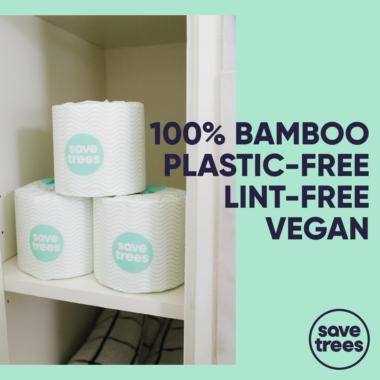 image:imageSave Trees Bamboo Toilet Paper 24 Rolls Of Septic Safe Organic Toilet Paper 3ply 300 Sheets Per Roll PFAs Free FSC Certified Plastic amp Chemical Free For Home Boat amp RV Use48