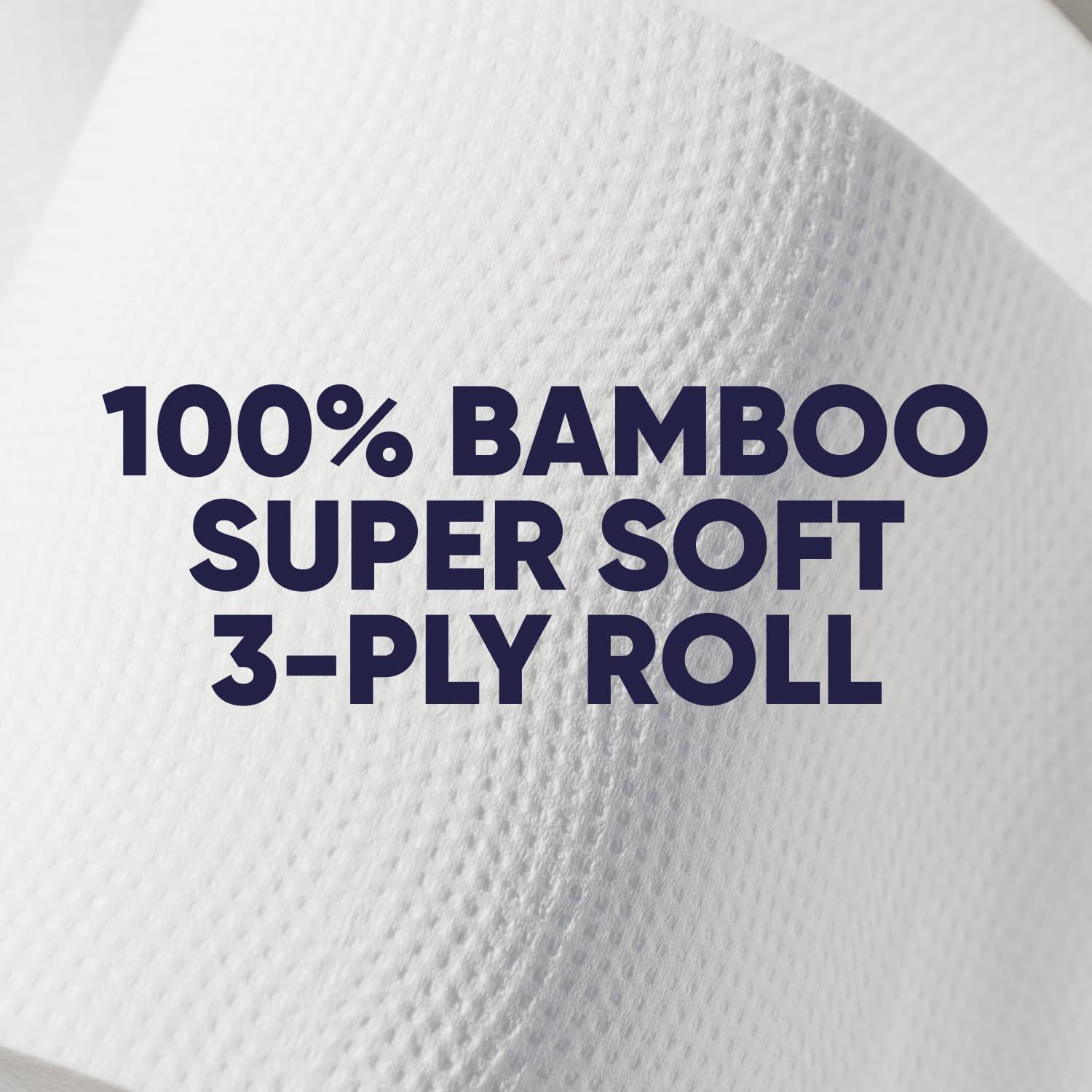 image:imageSave Trees Bamboo Toilet Paper 24 Rolls Of Septic Safe Organic Toilet Paper 3ply 300 Sheets Per Roll PFAs Free FSC Certified Plastic amp Chemical Free For Home Boat amp RV Use12