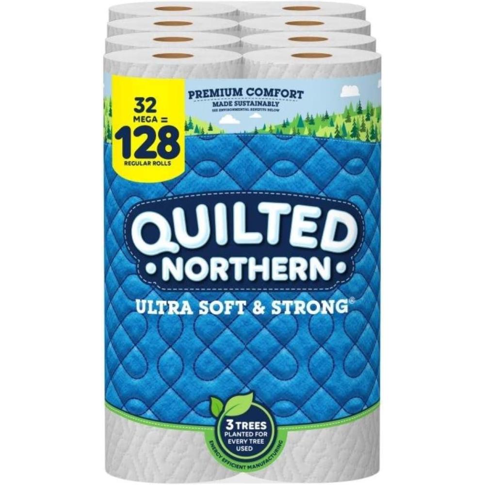 image:imageQuilted Northern Ultra Soft amp Strong Toilet Paper 18 Mega Rolls  72 Regular Rolls 5X Stronger Premium Soft Toilet Tissue32 Count Pack of 1