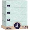 image:imageSave Trees Bamboo Facial Tissues  12 Boxes of EcoFriendly 3Ply Hypoallergenic Tissues 90 Sheets per Box FSC Certified PlasticFree Packaging Soft amp Gentle for Home Use